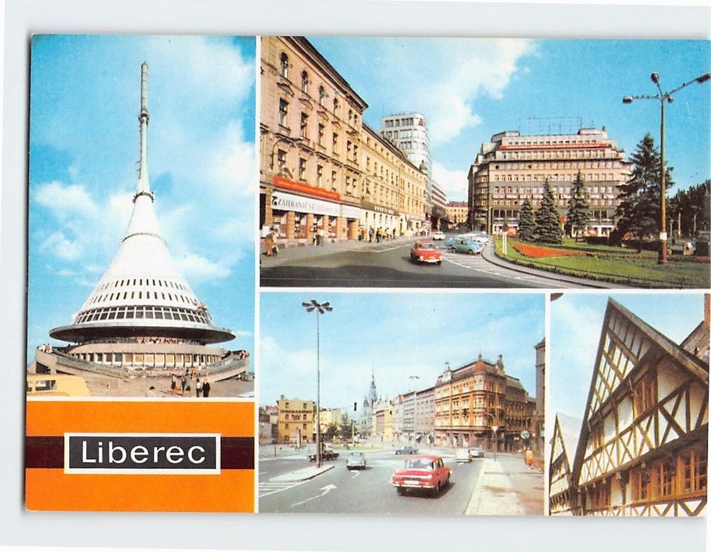 Postcard Liberec Czech Republic