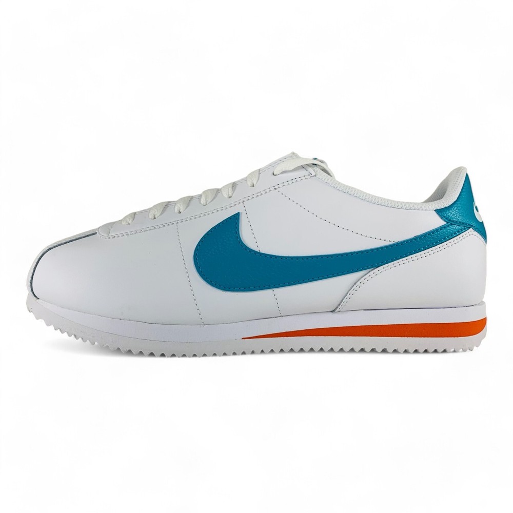 Nike Cortez Men's Shoes Miami Dolphins White Athletic Casual Sneakers DM4044-103