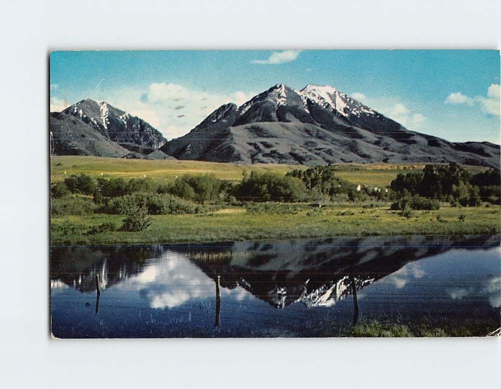 Postcard Emigrant Peak US 89 Montana USA North America