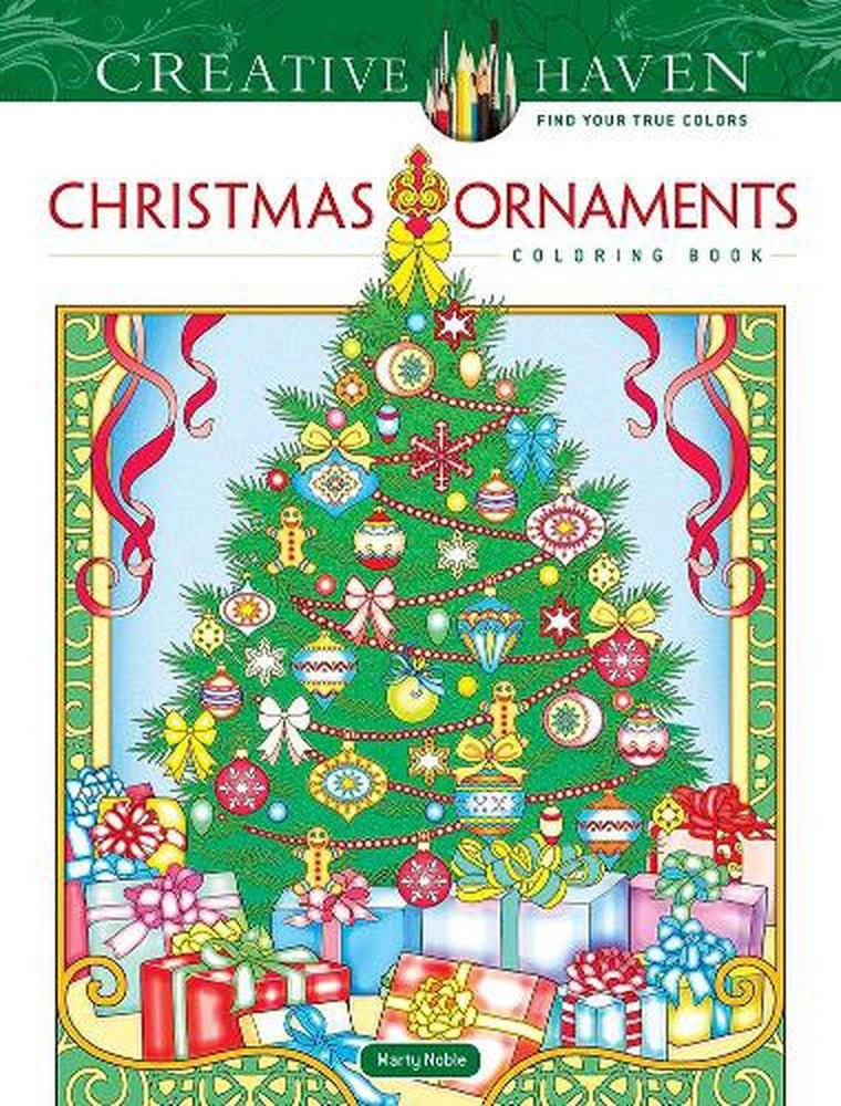 Creative Haven Christmas Ornaments Coloring Book by Marty Noble (English) Paperb