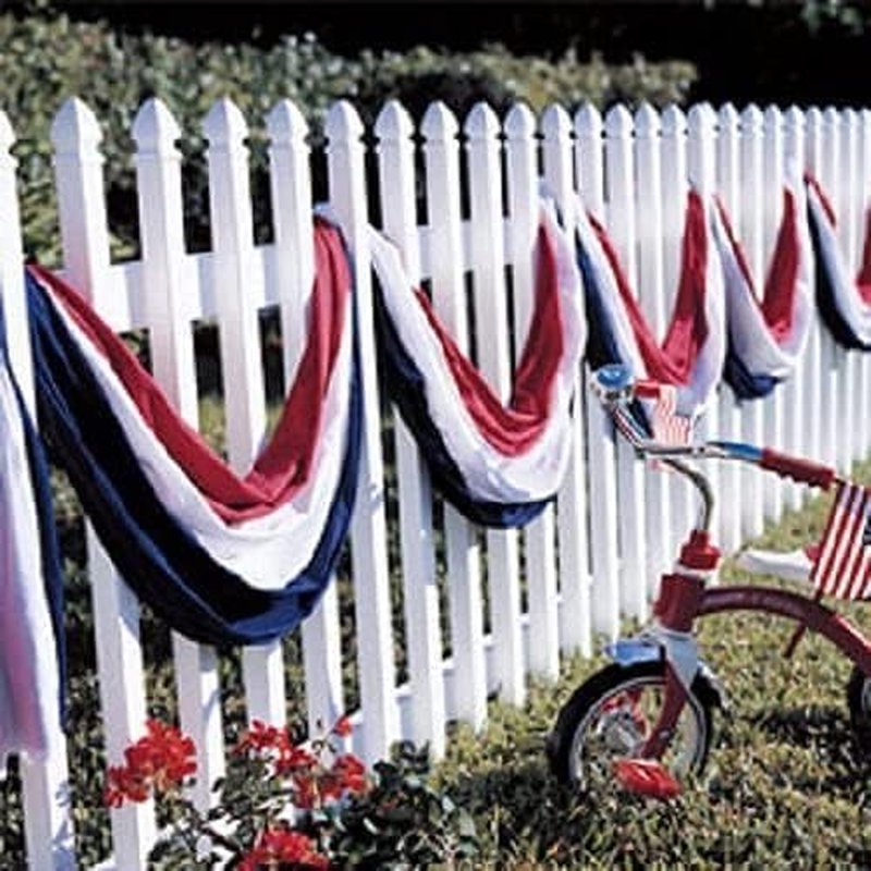 American Flag Bunting Election Reelection , Patriotic Banner Outside,30 Feetx24
