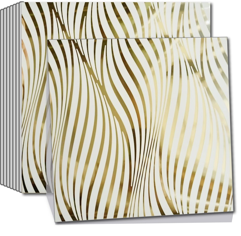 20Pcs Peel-and-Stick Marble Backsplash Tiles 12x12 Self-Adhesive Wall Stickers