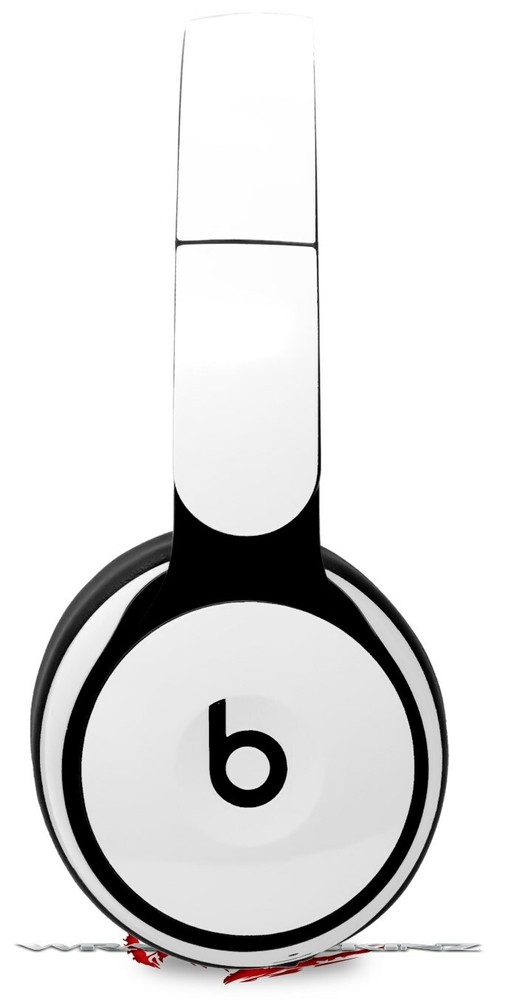 Skin for Beats Solo Pro Solids Collection White BEATS NOT INCLUDED