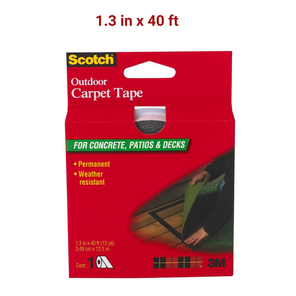 3M CT3010 1-3/8 x 40 ft Heavy Duty Outdoor Carpet Tape New