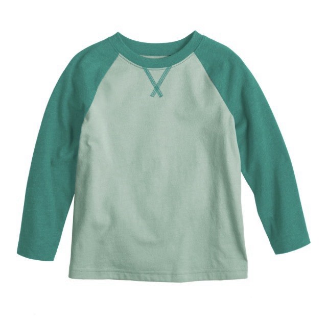 Toddler Boy Jumping Beans® Long Sleeve Essential Raglan Tee/Size 5T/Mint Teal