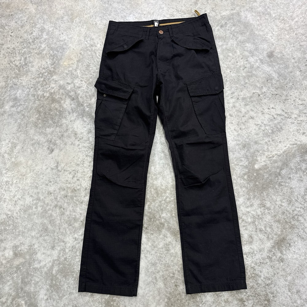Sean John mens black cargo pants 30 ripstop military streetwear 90s y2k