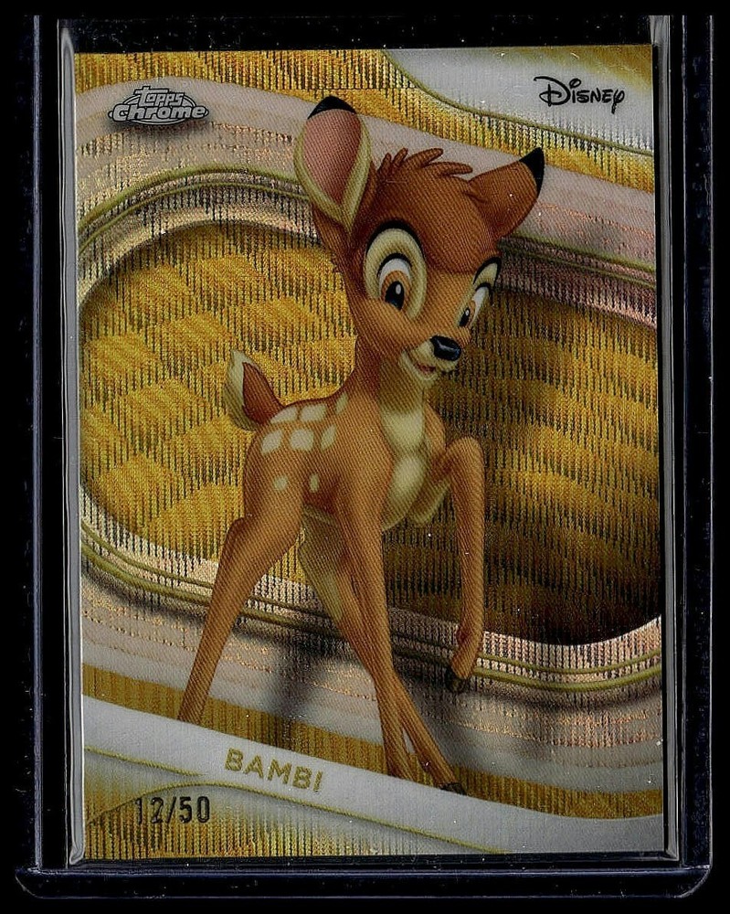 2025 Topps Chrome Disney Bambi Gold /50