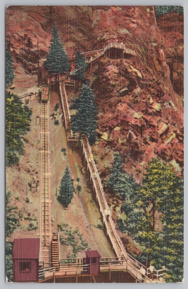 Colorado Springs Colorado~Eagle Nest Observation Point~Incline~7 Falls~Linen Pc