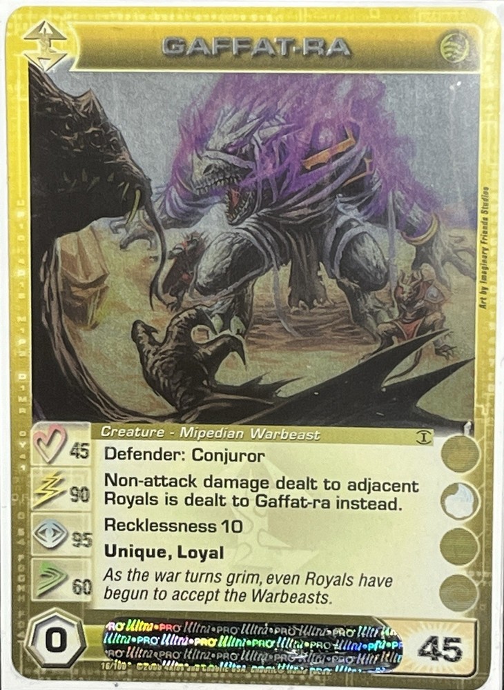LP Chaotic Gaffat-ra Turn of the Tide Foil Rare Mipedian Max S Min E