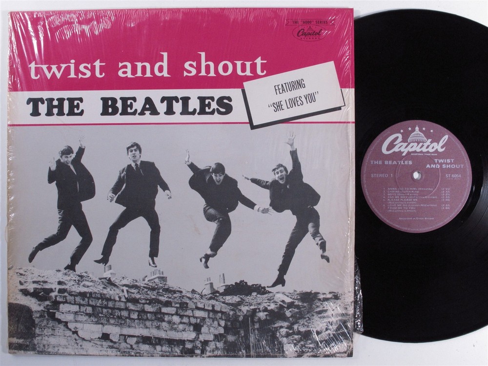 BEATLES Twist And Shout CAPITOL LP VG+ canada SHRINK f