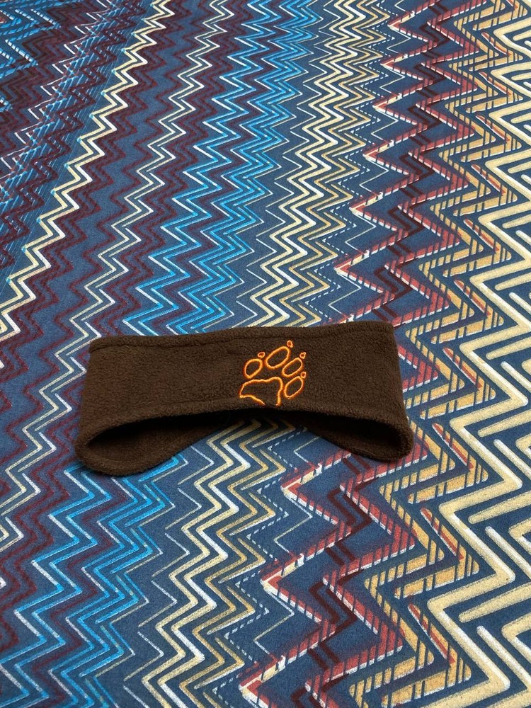 Jack Wolfskin Fleece Beanie Hat Brown Unisex Yough Kids