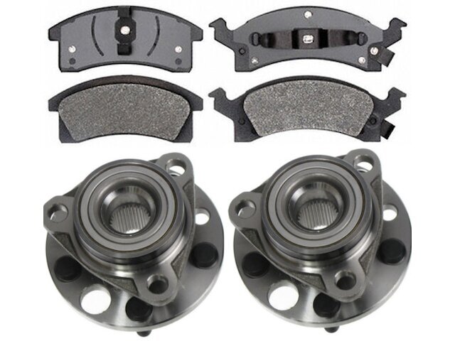 Front Wheel Hub Assembly and Brake Pad Kit fits Achieva 1992-1998 25RTTF