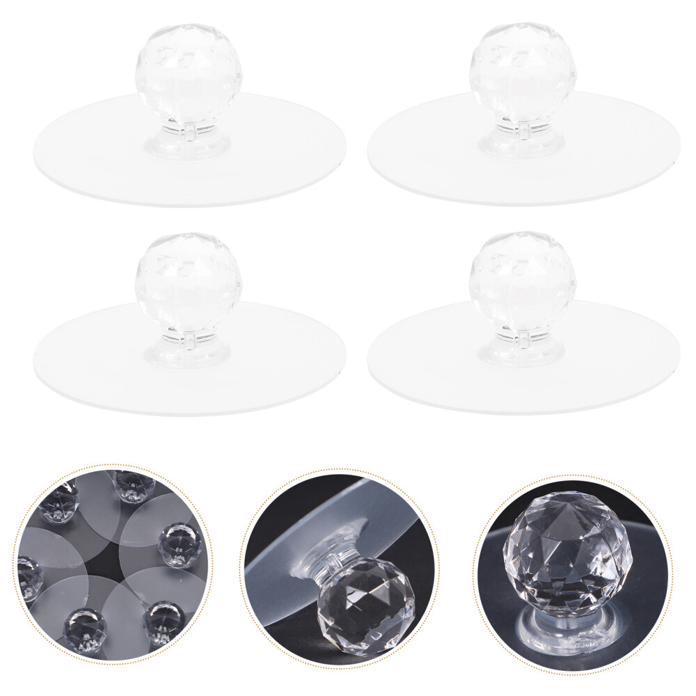 10 Pcs Label System Self-adhesive Handle Modern Door Knobs Wardrobe Handles