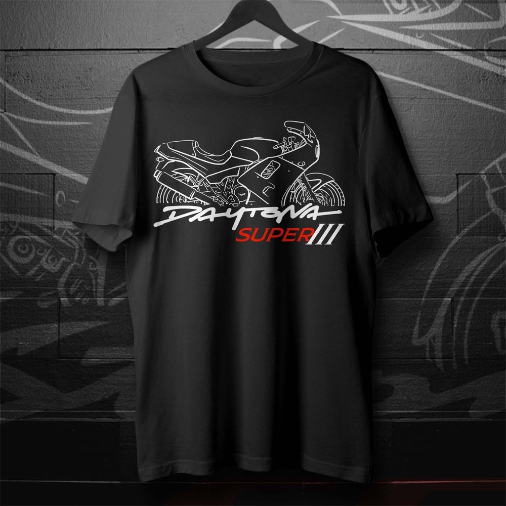 Biker T-Shirt for Fans of British Daytona Super III 1993-1996 Motorcycle