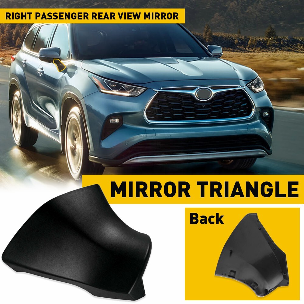 For Toyota Highlander 2020-2022 Right Side Rearview Mirror Triangle Base M