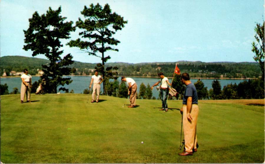 Kiamesha Lake New York NY : GOLF COURSE SCENE m/14 BA0336