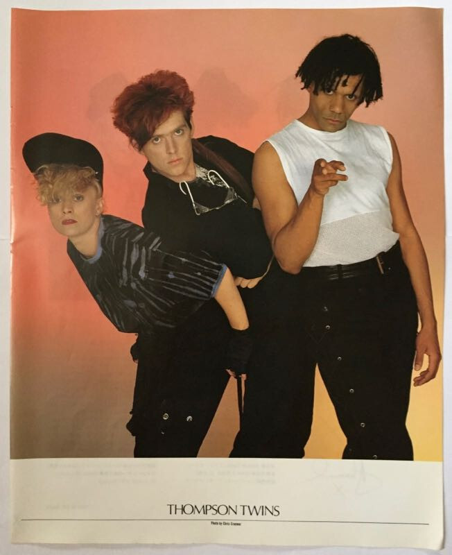 THOMPSON TWINS Tom Bailey 1985 Japan Magazine Clipping from PIN UP BOOK ’85 RARE