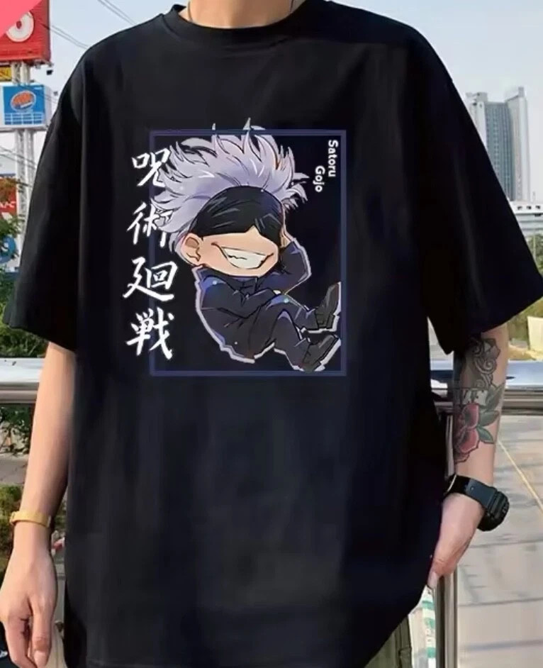 Jujutsu Kaisen Grapic tee Satoru Gojo anime unisex male and female anime T-shirt