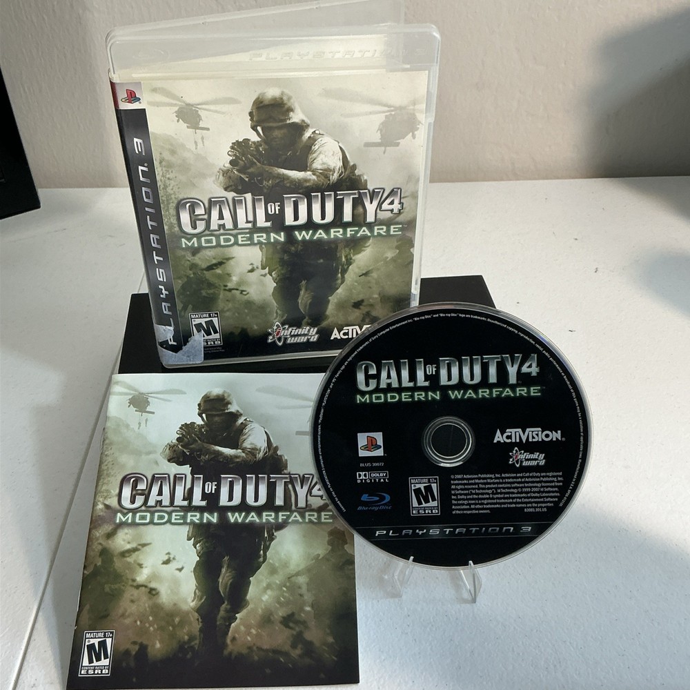 Call of Duty 4: Modern Warfare (Sony PlayStation 3, 2007) PS3 CIB