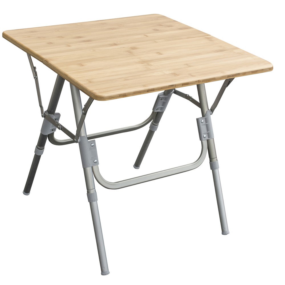 AmeriHome FBT24 Folding Bamboo Side Table