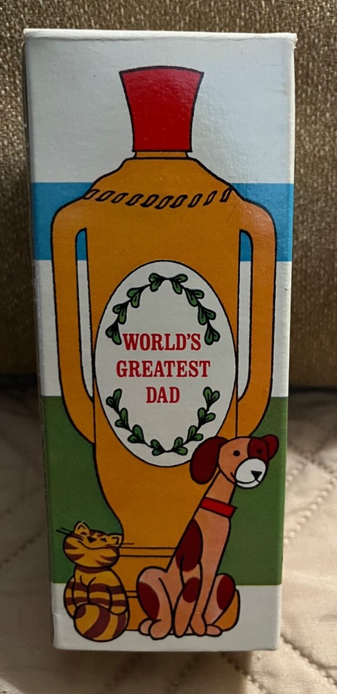 Worlds Greatest Dad Cologne by Avon - Vintage Tribute After Shave 4 oz
