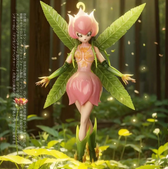 MINE Studio Digimon Lilimon Model in stock H8cm Painted Resin Collection