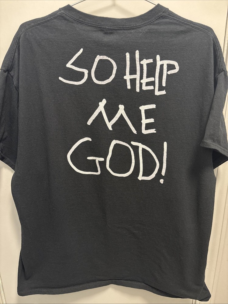2 Chainz “So Help Me God!” Black T-Shirt (Size: XL) OFFICIAL & RARE MERCH