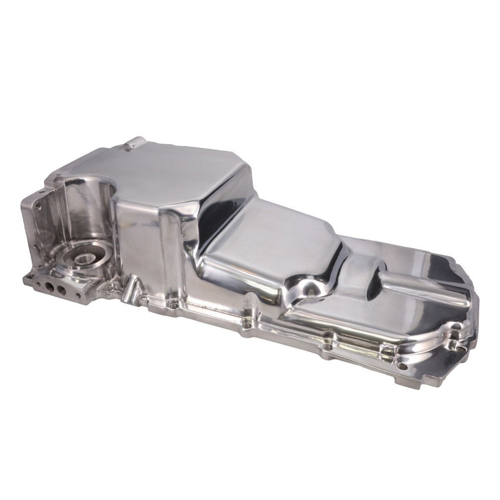 Polished GM GEN V LT Swap Retro Fit Oil Pan Low Profile LT1 L83 L86 5.3 6.2