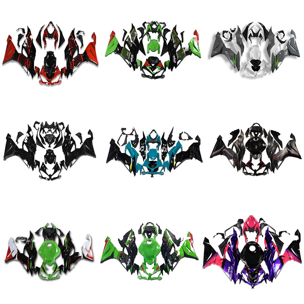 NTU ABS Bodywork For Kawasaki Ninja ZX6R ZX-6R 2019 2020 2021 2022 2023 Fairings