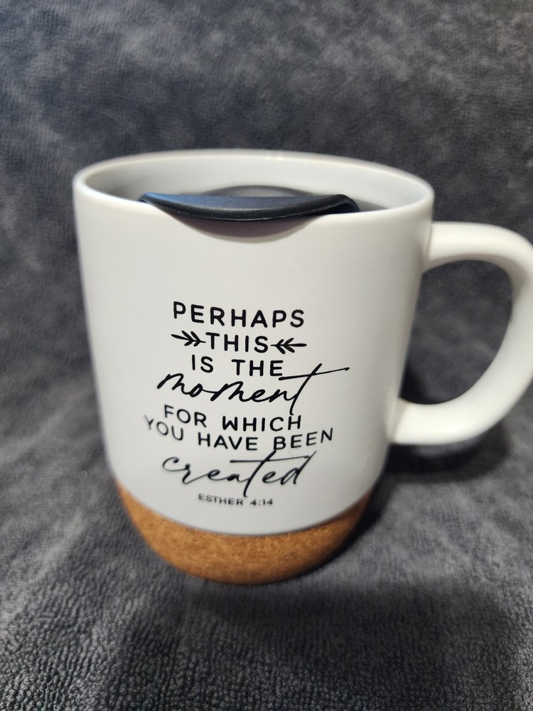 Esther 4:14,  White 14oz Coffee Mug,  Christian Bible Quote
