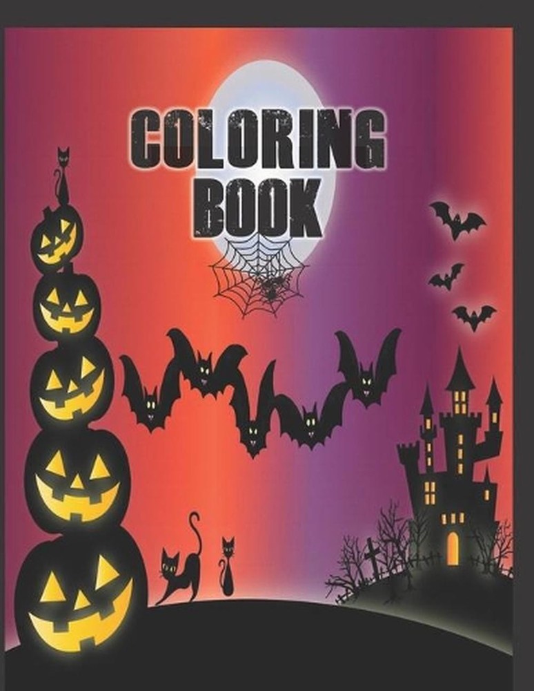 Coloring Book: Cute Halloween Book for Kids, 3-5 yr olds by Halloween Activity B