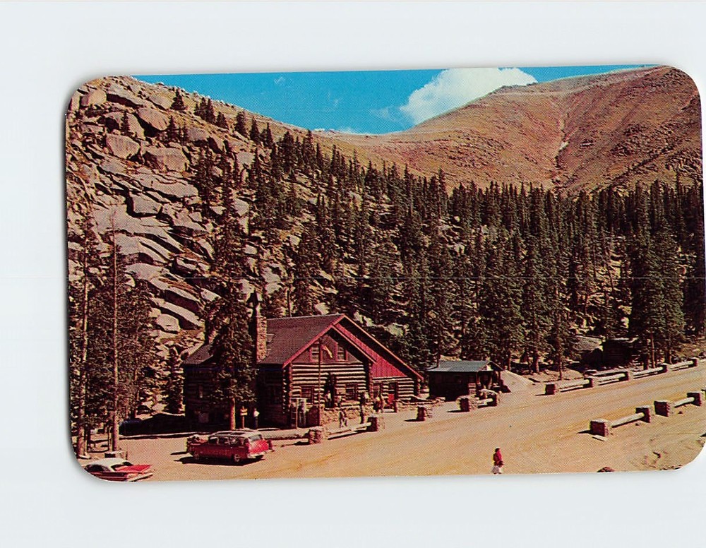 Postcard Glen Cove Inn on the Pikes Peak Auto Highway Colorado USA North America