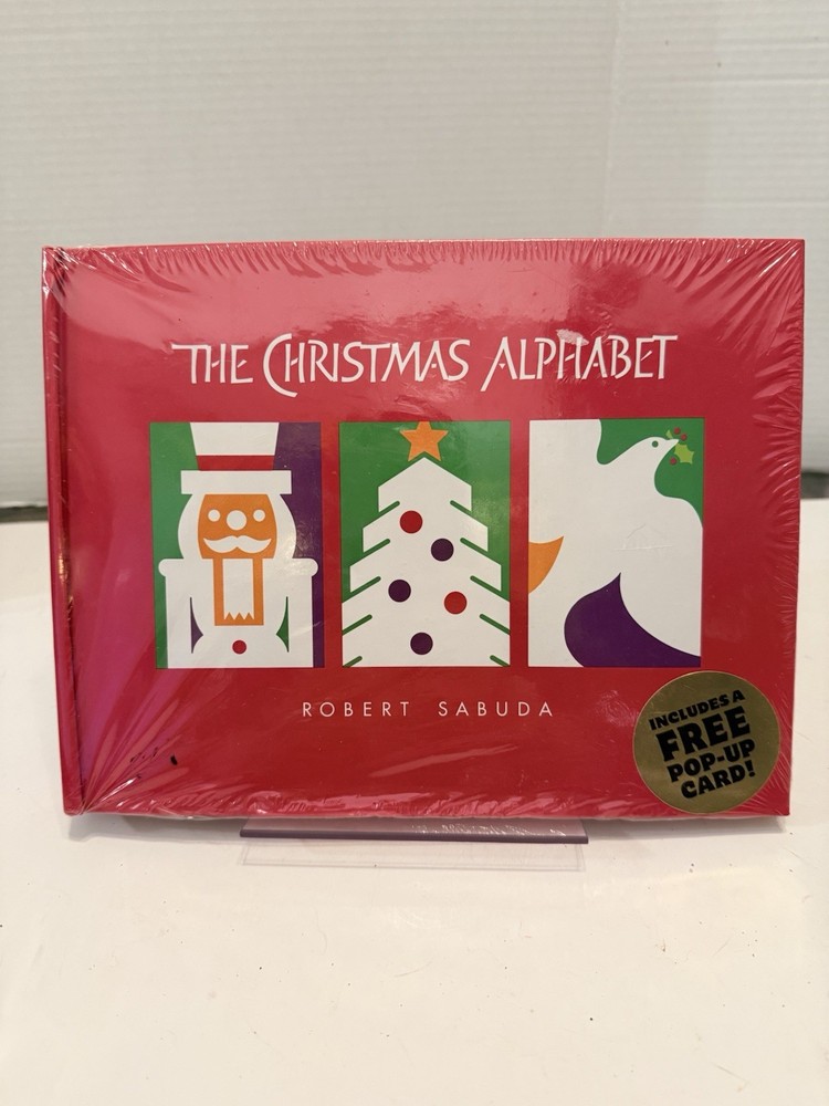 1995 The  Christmas Alphabet By Robert Sabuda Pop Up Book Brand New Sealed!