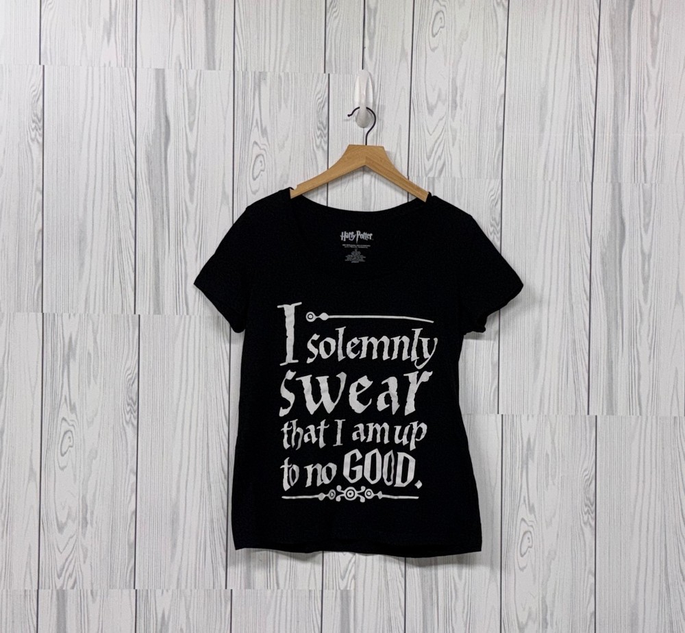 Harry Potter t shirt womens size small short sleeve black graphic print pullover