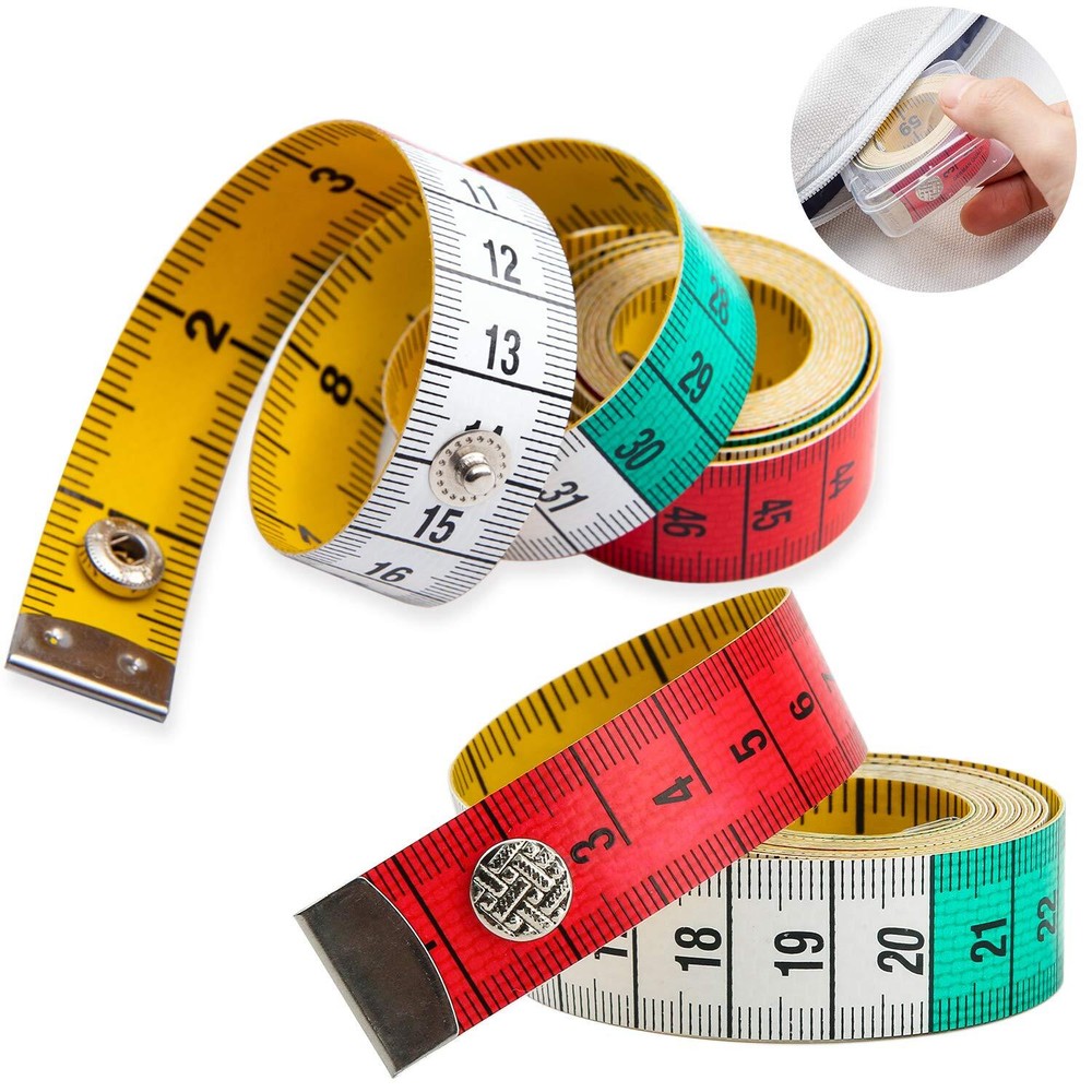 Tape Measure, Measuring Tape for Body Weight Loss Fabric Sewing Tailor Cloth ...