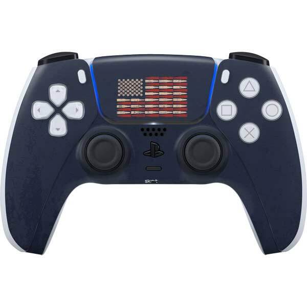 Patriotic PS5 Controller Skin - Blue Bullet American Flag