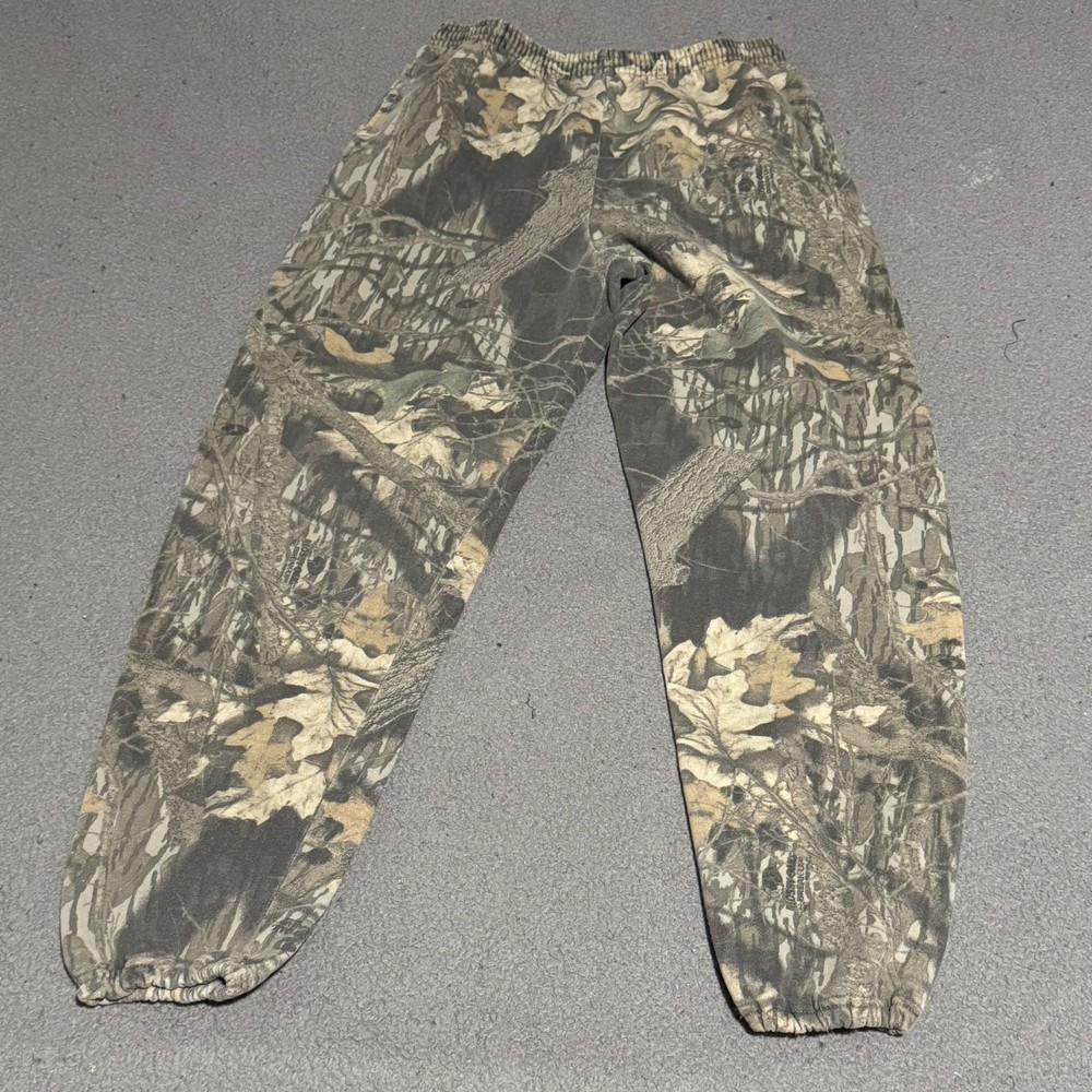Vintage Jerzees Outdoor Mossy Oak Break Up Camouflage Sweatpants Men’s XL