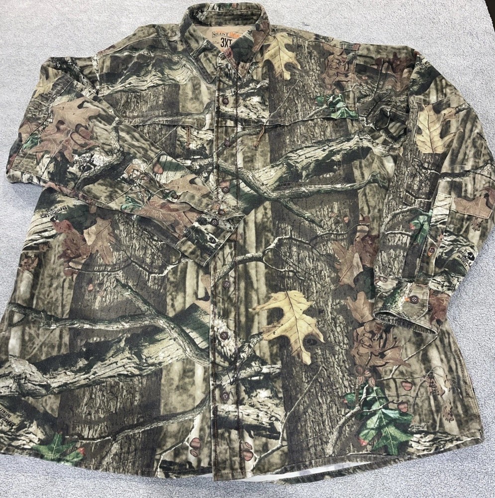 RedHead silent hide Shirt Mens 3XLT Camouflage Long Sleeve  Hunting Outdoor