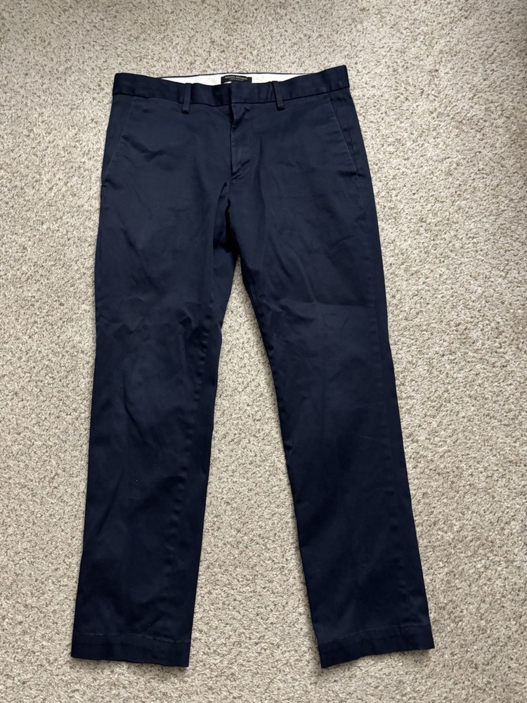 Banana Republic Pants Mens Size 31x28 Short Dark Navy Aiden Slim Fit RMC Preppy
