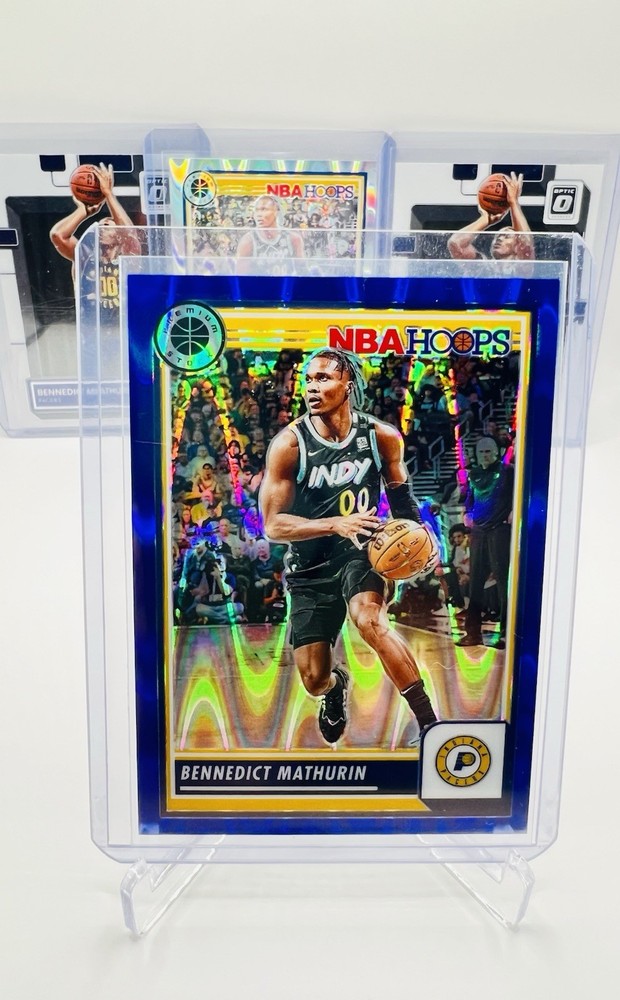Benedict Mathurin Card Lot With Parallel Numbered /99 and Optic Rated Rookie