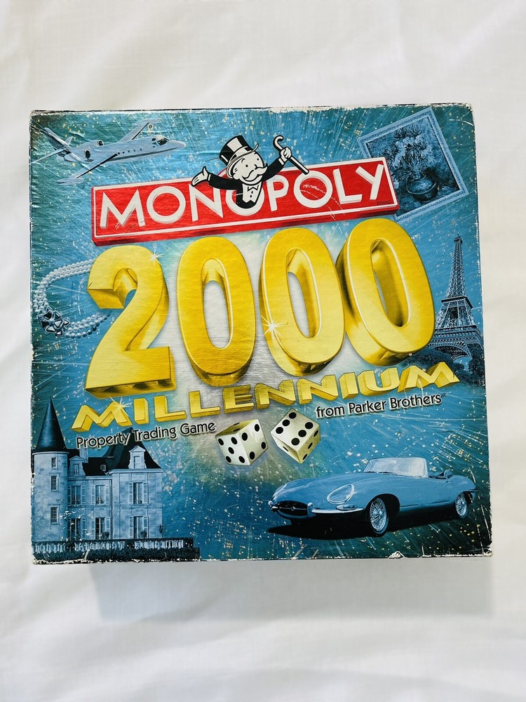Monopoly 2000 Millennium Edition Board Game Parker Brothers Vintage