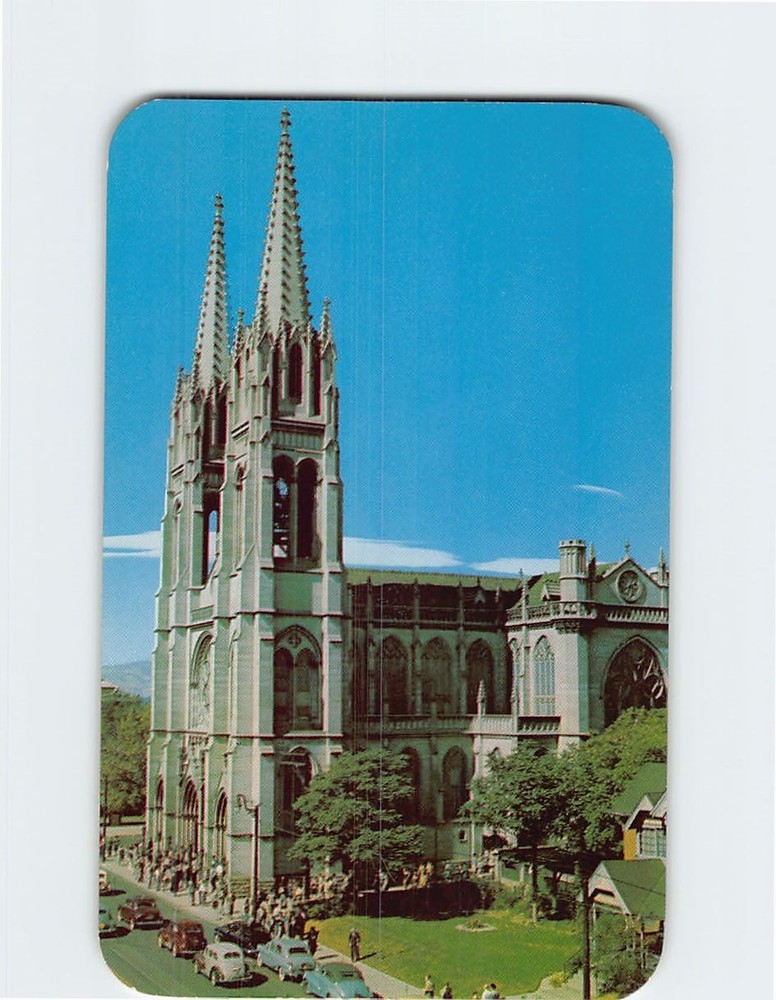 Postcard Cathedral Basilica of the Immaculate Conception in Denver Colorado USA