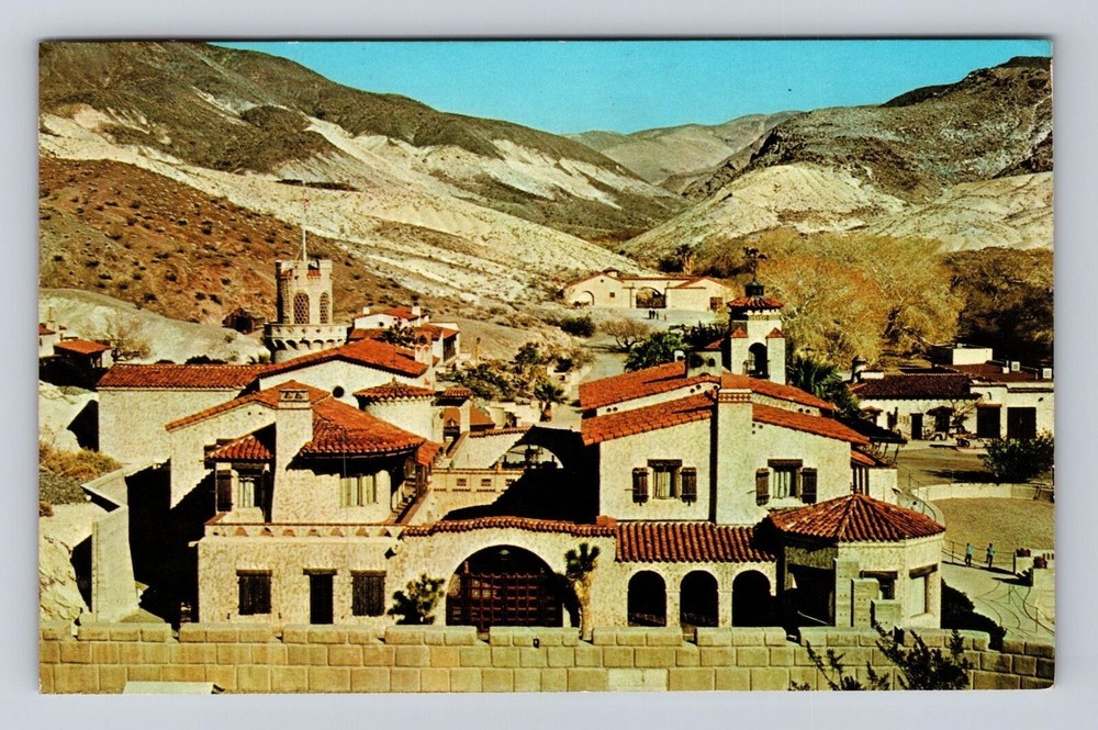 Death Valley National Monument CA-California, Scotty's Castle Vintage Postcard