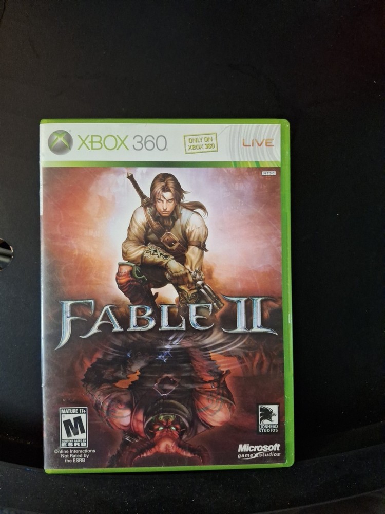 Fable II (Microsoft Xbox 360, 2008) Complete With Manual