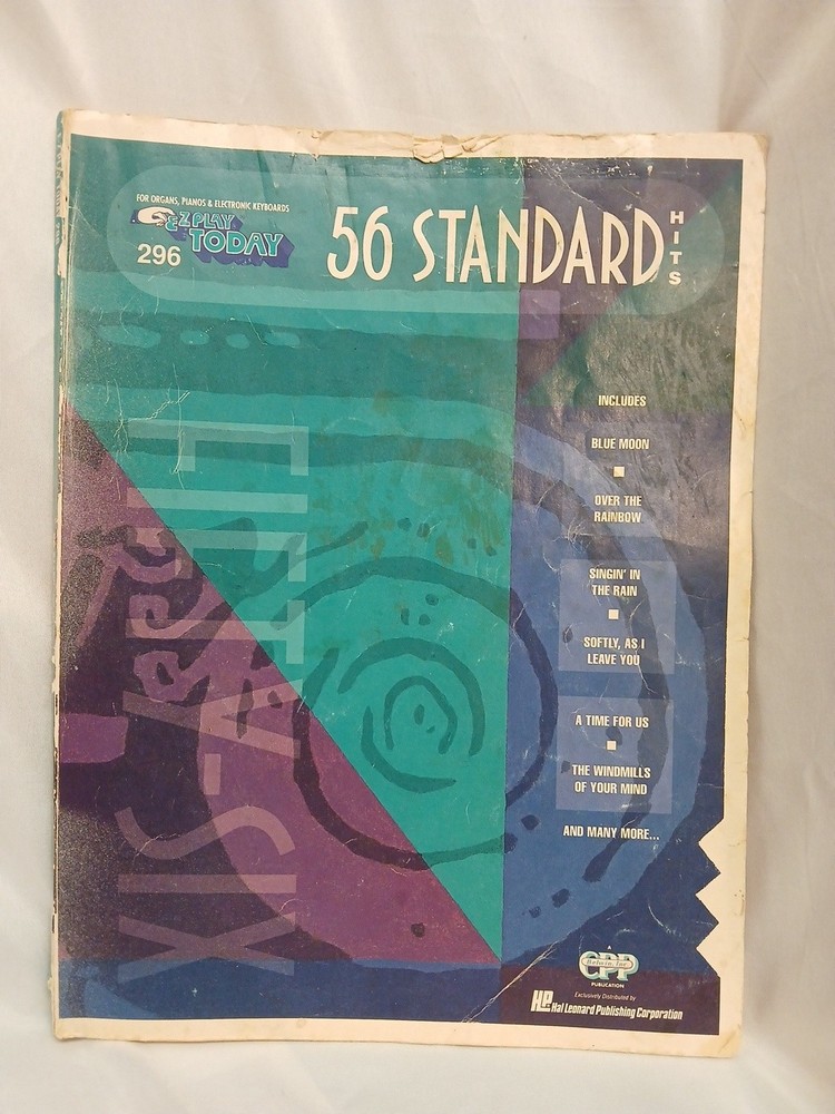 EZ Play Today 296 Fifty Six Standard Hits Sheet Music Song Book Piano Organ