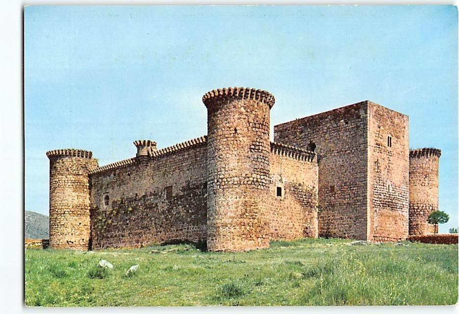 Postcard Castle of Valdecorneja El Barco de Ávila Spain
