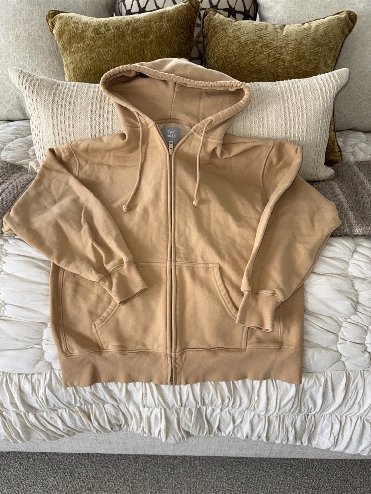 Aritzia TNA Cozy AF Zip Up Hoodie Size Large
