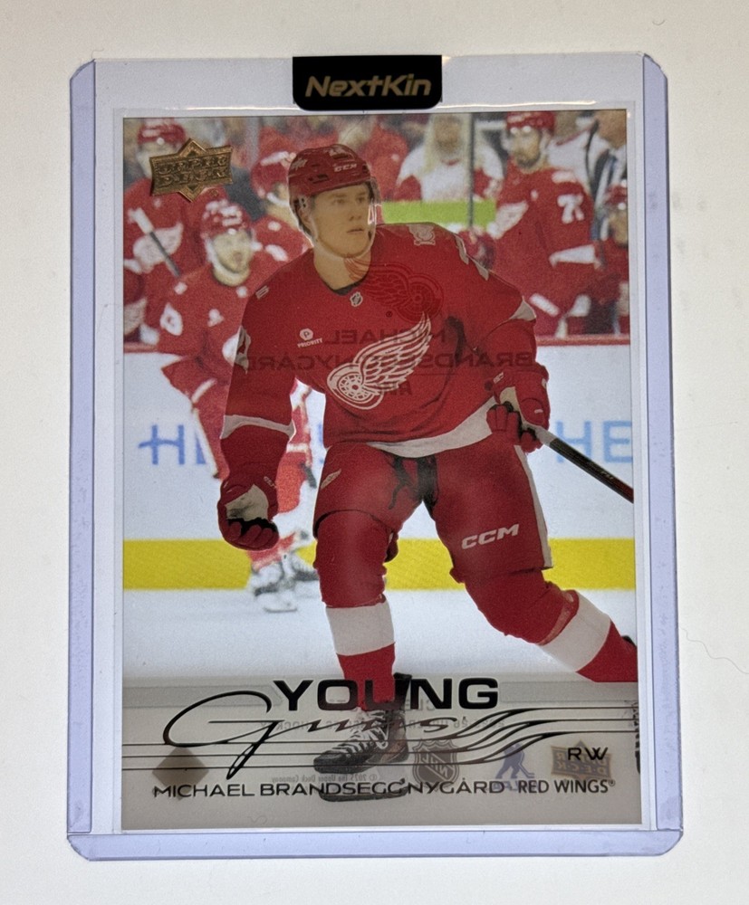 2025-26 Upper Deck Series 2 Young Guns Clear Cut Michael Brandsegg-Nygard 492