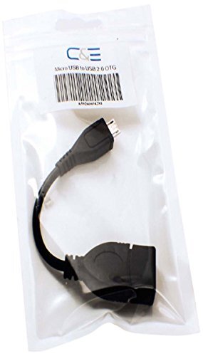Micro USB to USB OTG Adapter Cable 2 Pack Compact Portable Design CNE54484