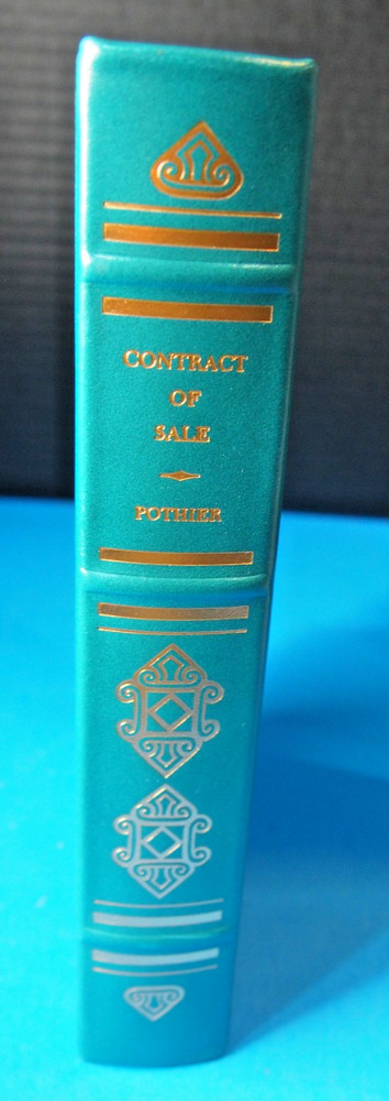 A Treatise on the Contract of Sale - R.J. Pothier - Legal Classics - Leather